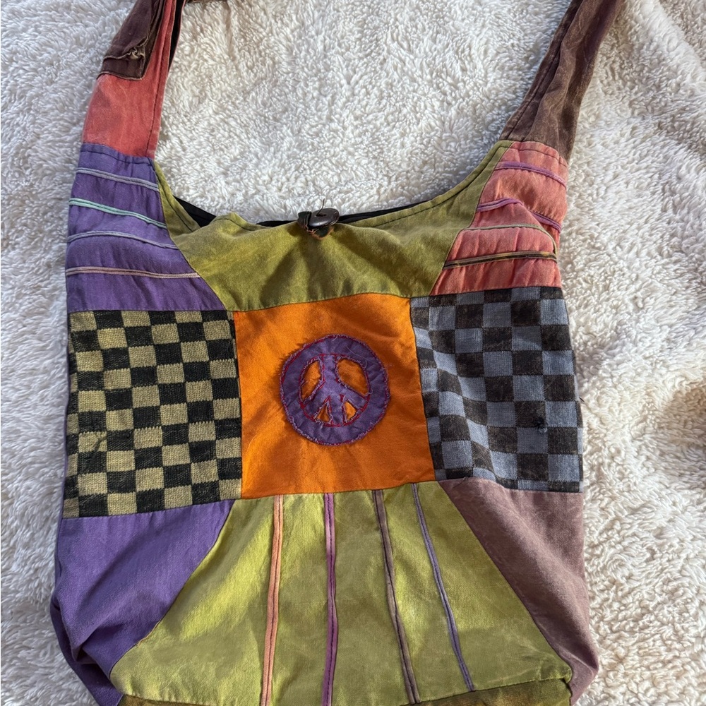 Colorful Patchwork Shoulder Bag